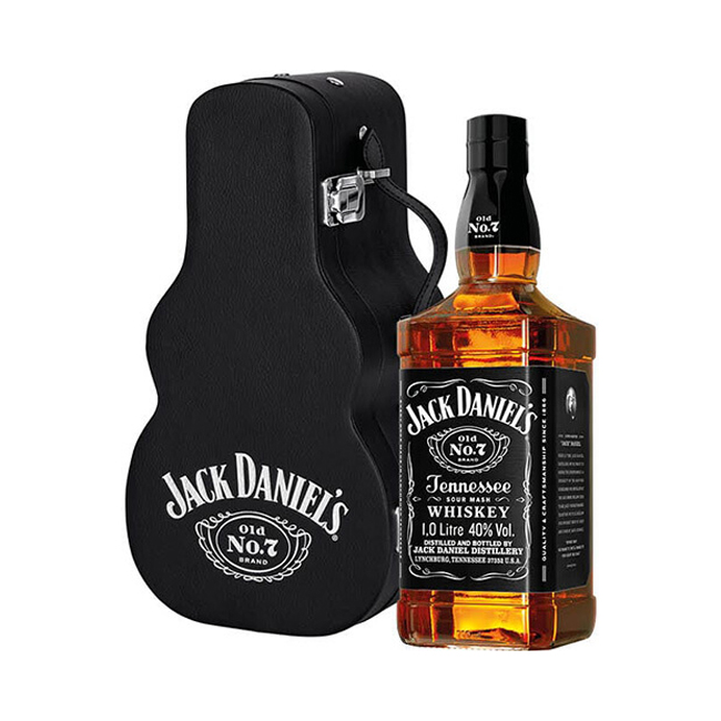 Pack Whisky Jack Daniel's Old N°7 750cc + Estuche Guitarra