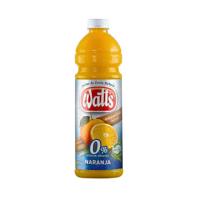Jugo Watts Naranja Zero 1.5L (6 unidades)