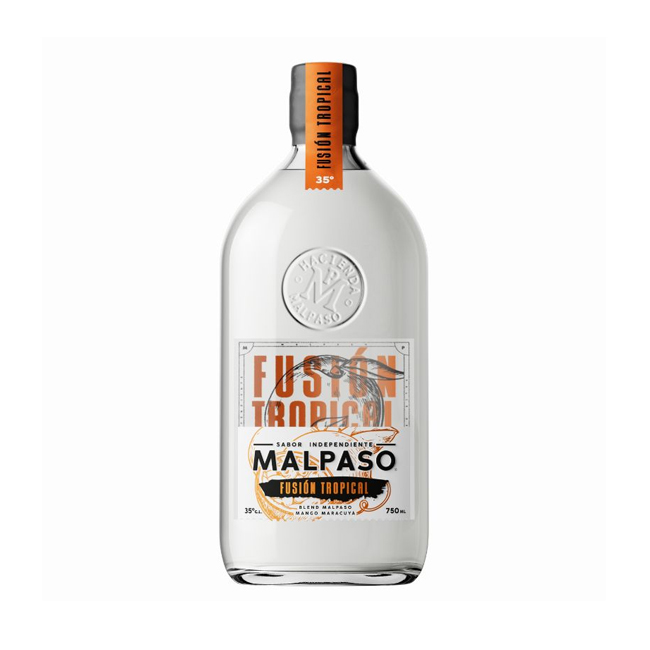 Pisco Mal Paso Fusión Tropical Mango Maracuyá 35° 750cc