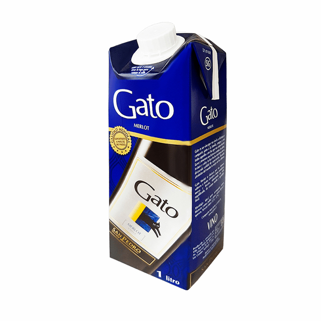 Tetra Gato Merlot 1L (12 unidades)