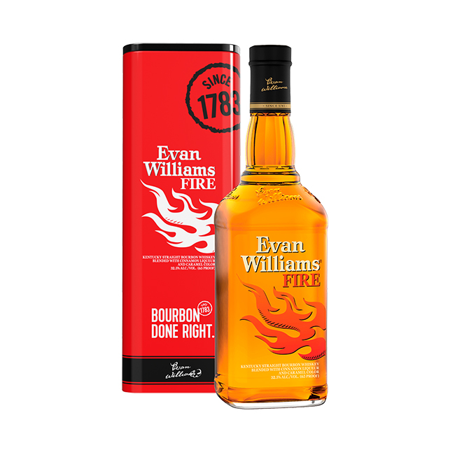 Whiskey Evan Williams Fire 750cc