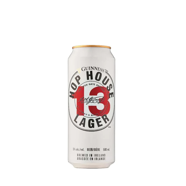 Cerveza Guinness Hop House Lager 473cc (6 Unidades)