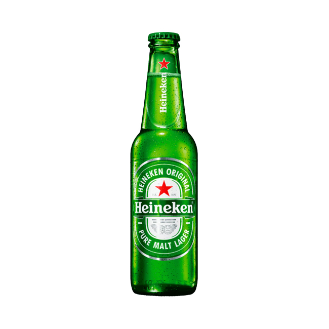 Cerveza Heineken Botellín 330cc (18 Unidades)
