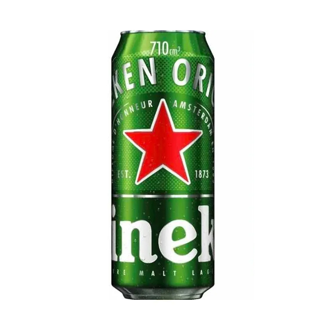 Cerveza Heineken Latón 710cc (24 Unidades)