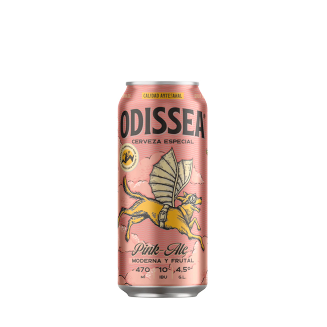Cerveza Odissea Pink Ale 470cc (24 unidades)