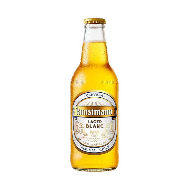 Cerveza Kunstmann Lager Blanc 330cc (12 unidades)
