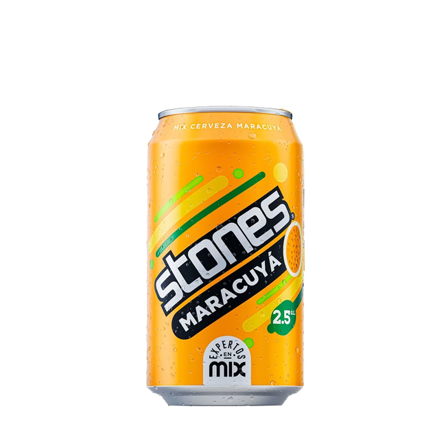 Cerveza Maracuyá Stones Lata 350cc (24 Unidades)