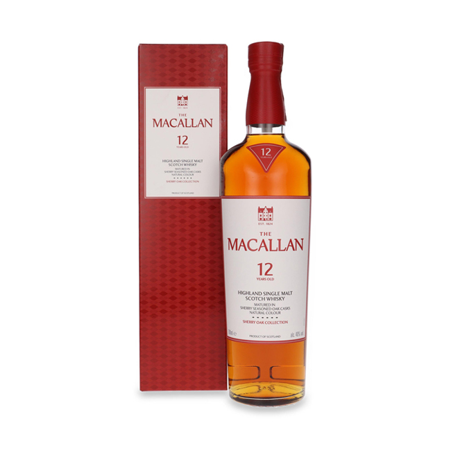 Whisky The Macallan 12 años Sherry Oak 700CC