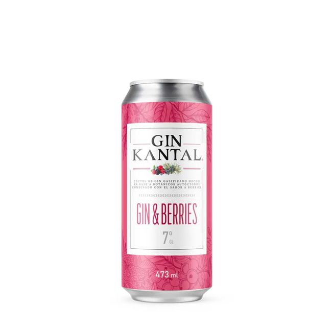 Gin Kantal Berries Lata 470cc (12 Unidades)