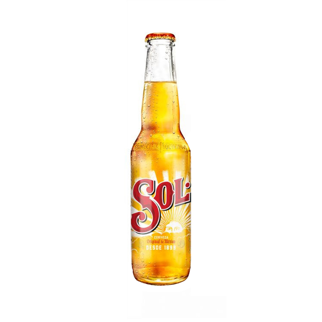 Cerveza Sol Botellín 330cc (18 Unidades)