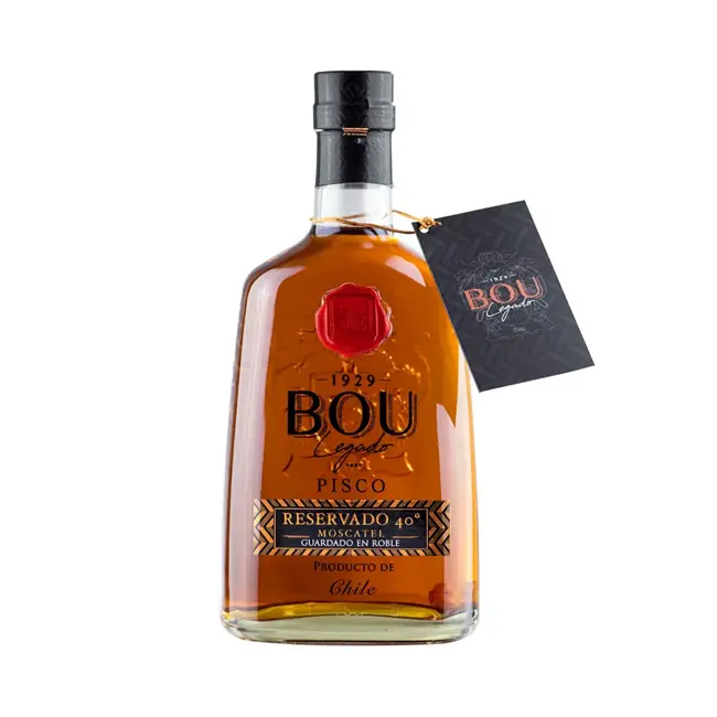 Pisco Bou Legado Añejo Reservado Moscatel 750cc