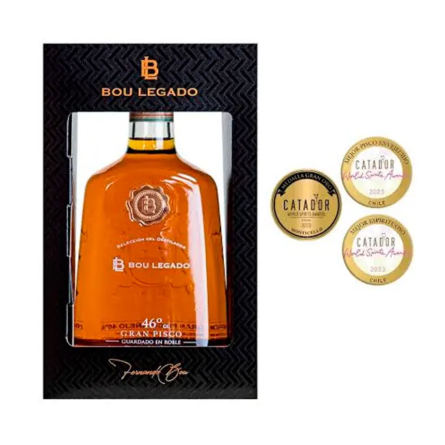 Pisco Bou Legado Selección del Destilador 750cc