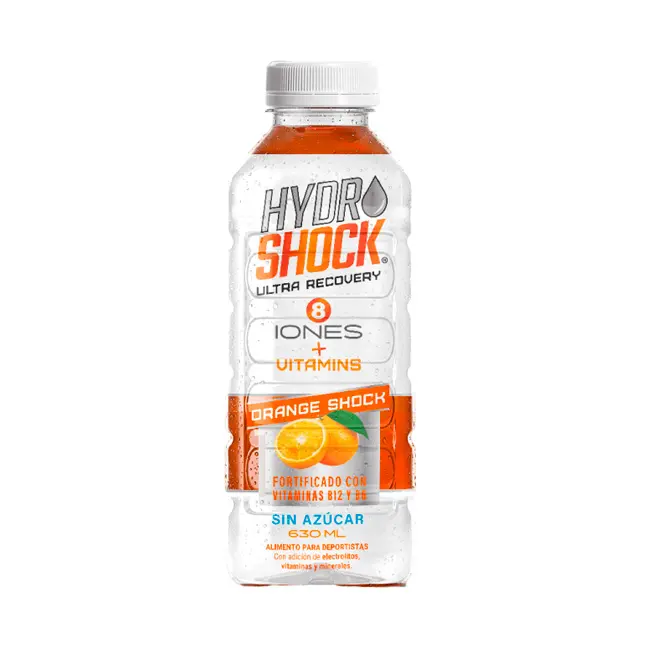 Bebida Isotónica HydroShock Orange Shock Zero 630cc (6 unidades)